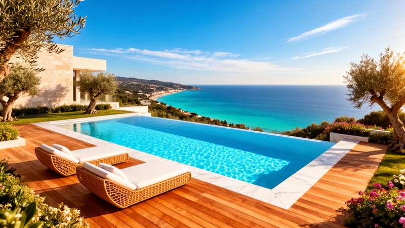 Waterstar professional swimming pool with crystal-clear water